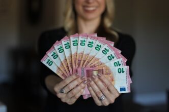 money in hand