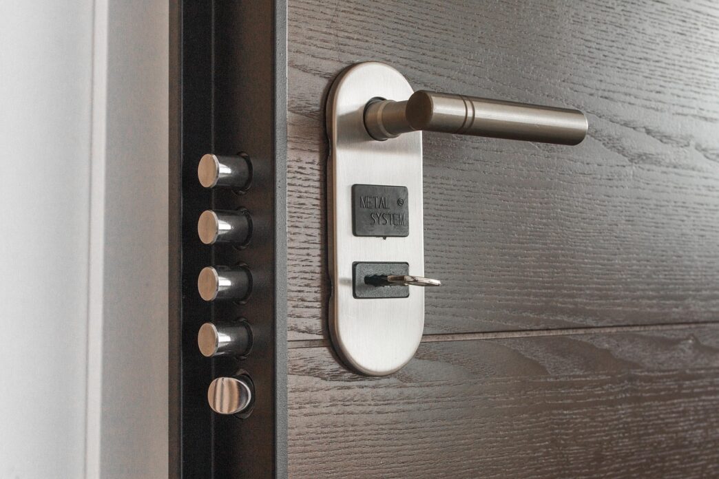 lock on the door