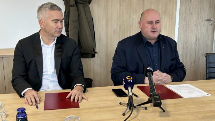 Aleksandar Erkic in Boris Golicnik vir Obcina Sostanj