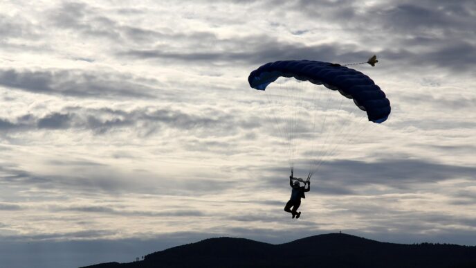 parachutist
