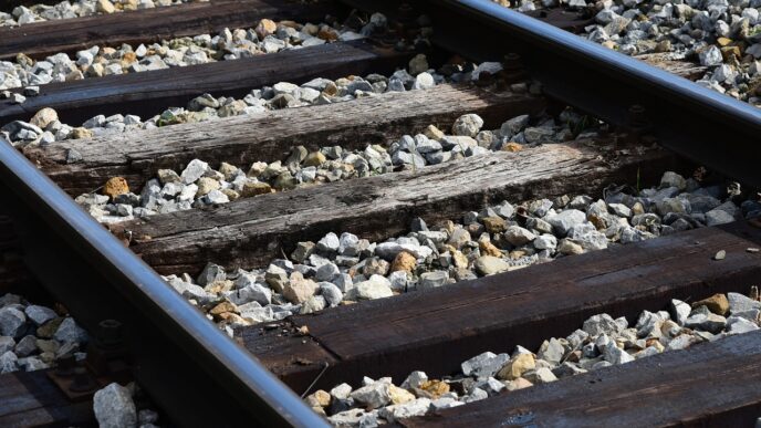 train rails